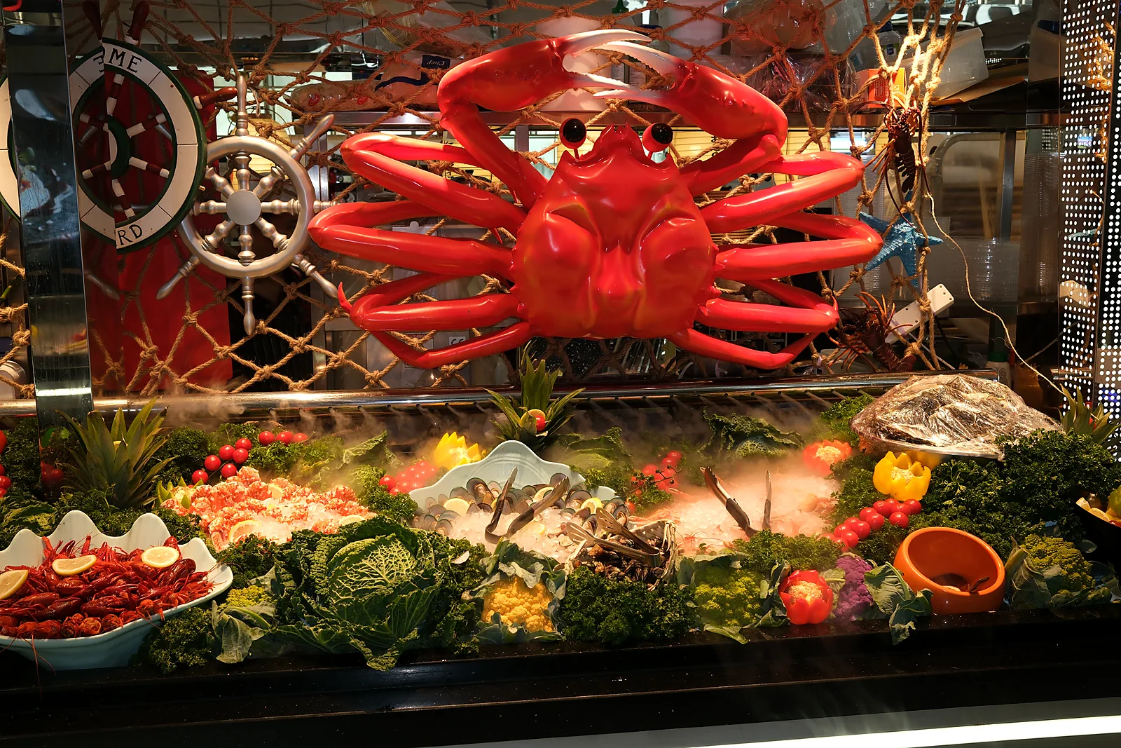 GRILL' INN 丰盛的海鲜自助陈列